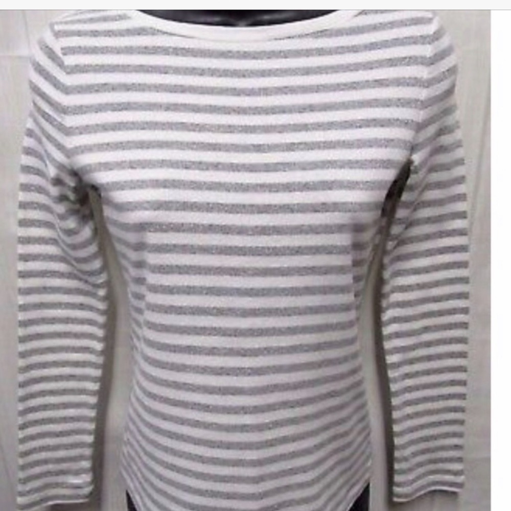 Talbots Metallic Sparkle Top